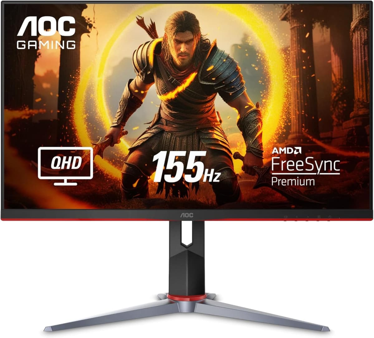 Monitor Gamer AOC Hero Quad 27" QHD 155Hz - Q27G2