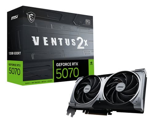 Placa de Vídeo MSI RTX 5070 12GB VENTUS 2X OC