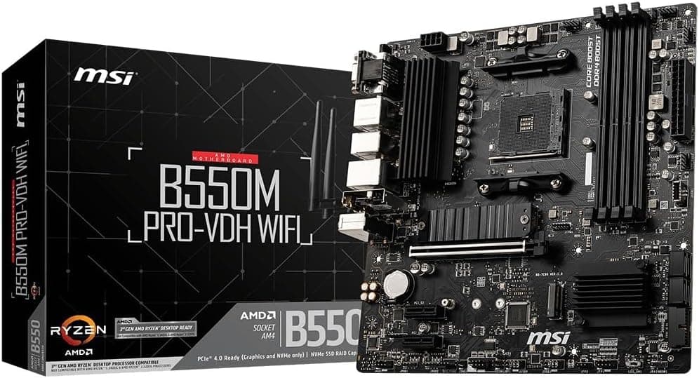 Placa-Mãe MSI B550M Pro-VDH WiFi AM4