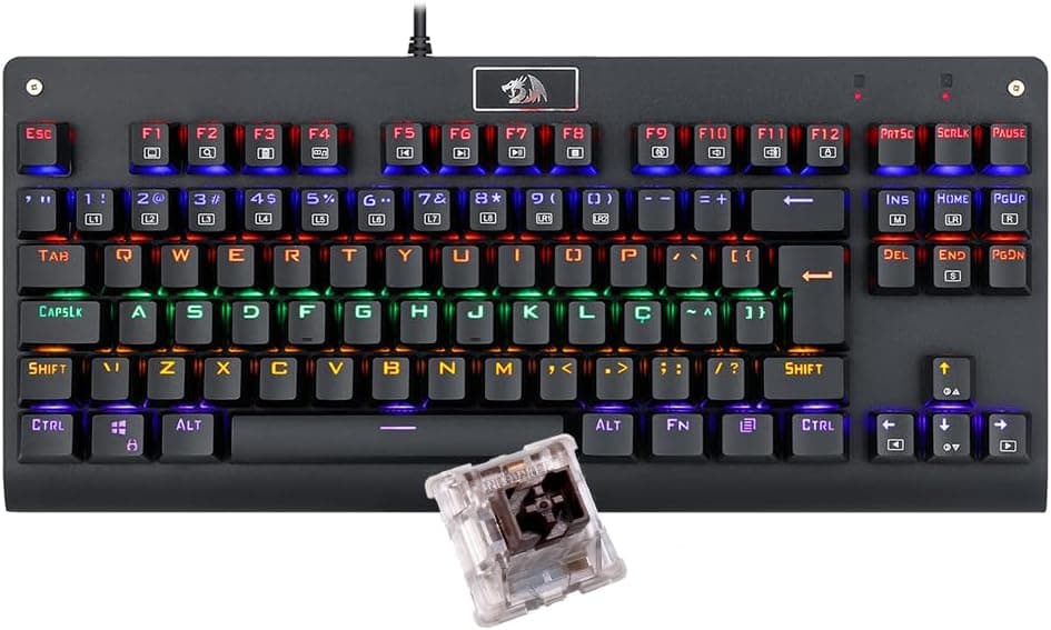 Teclado Mecânico Gamer Redragon Dark Avenger