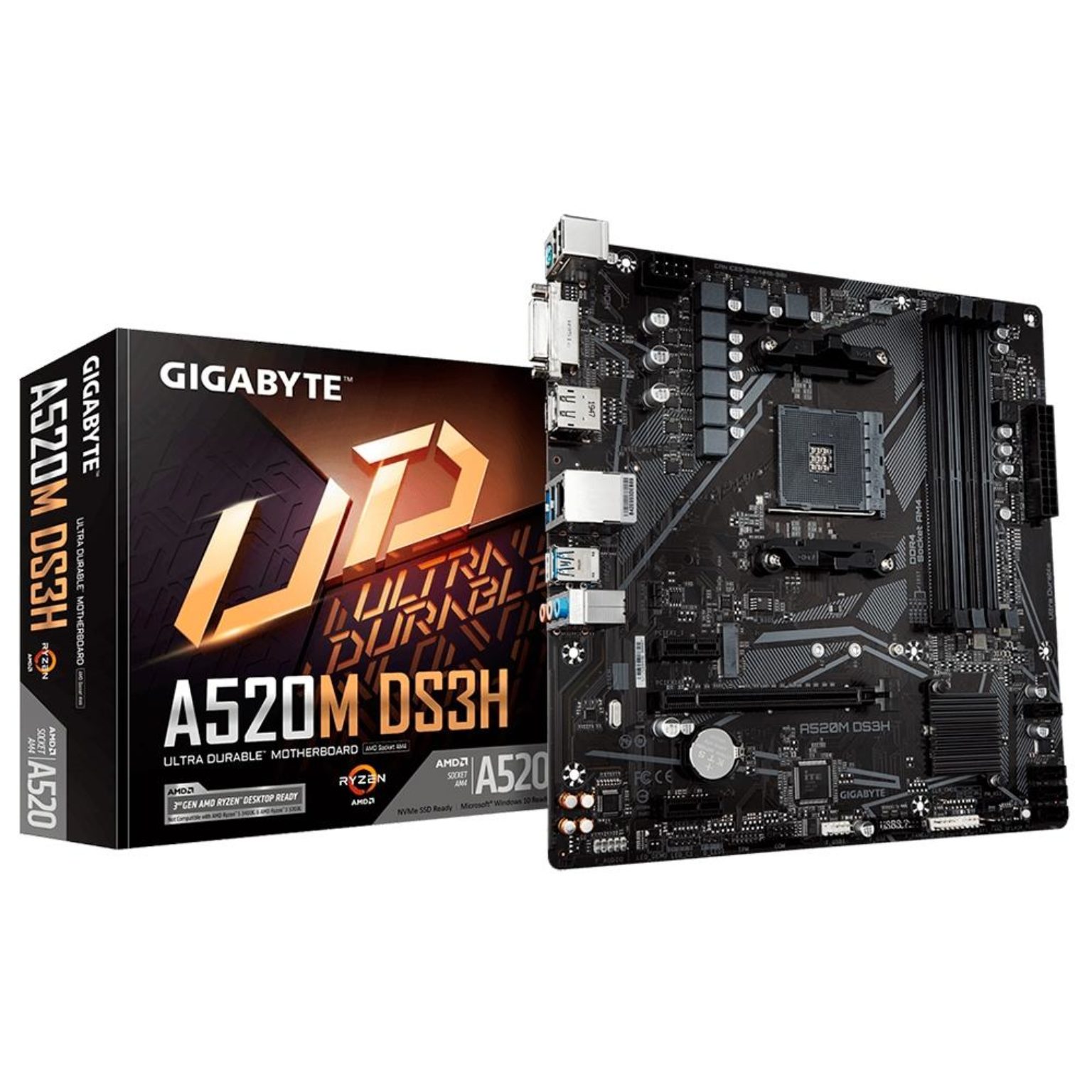 Gigabyte a520m ds3h обзор