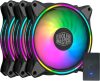 Kit Ventoinhas Cooler Master Masterfan MF120 Halo