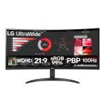 Monitor LG UltraWide Curvo 34″ WQHD 21:9 HDR10 100Hz – 34WR50QC-B