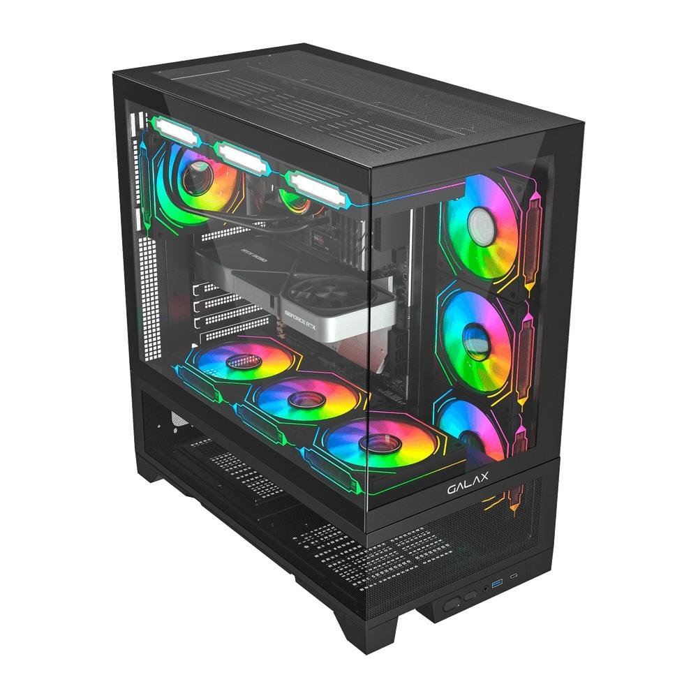 Gabinete Galax Centaurus Black - Preço e análise completa