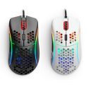 Mouse Gamer Glorious modelo D fosco (Preto, Branco)