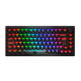 Teclado Mecânico Gamer Akko 5075 Clean Black